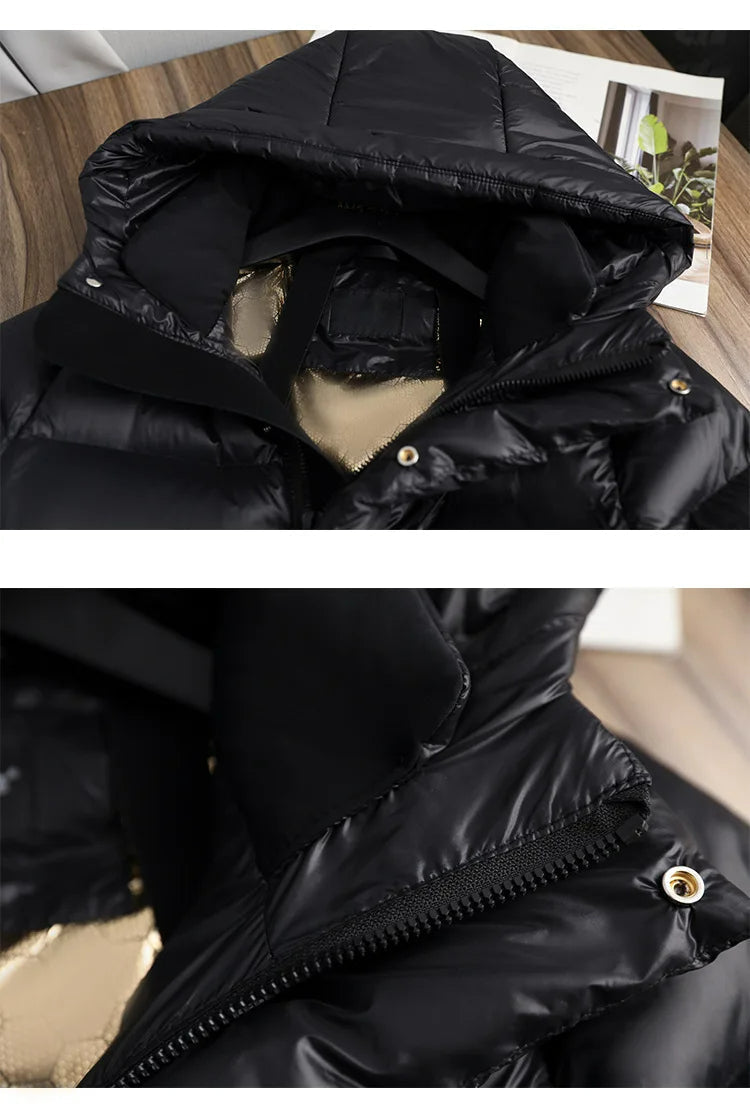 W&W Mode - Lira - Dicke Puffer Kappuzen-Daunenjacke