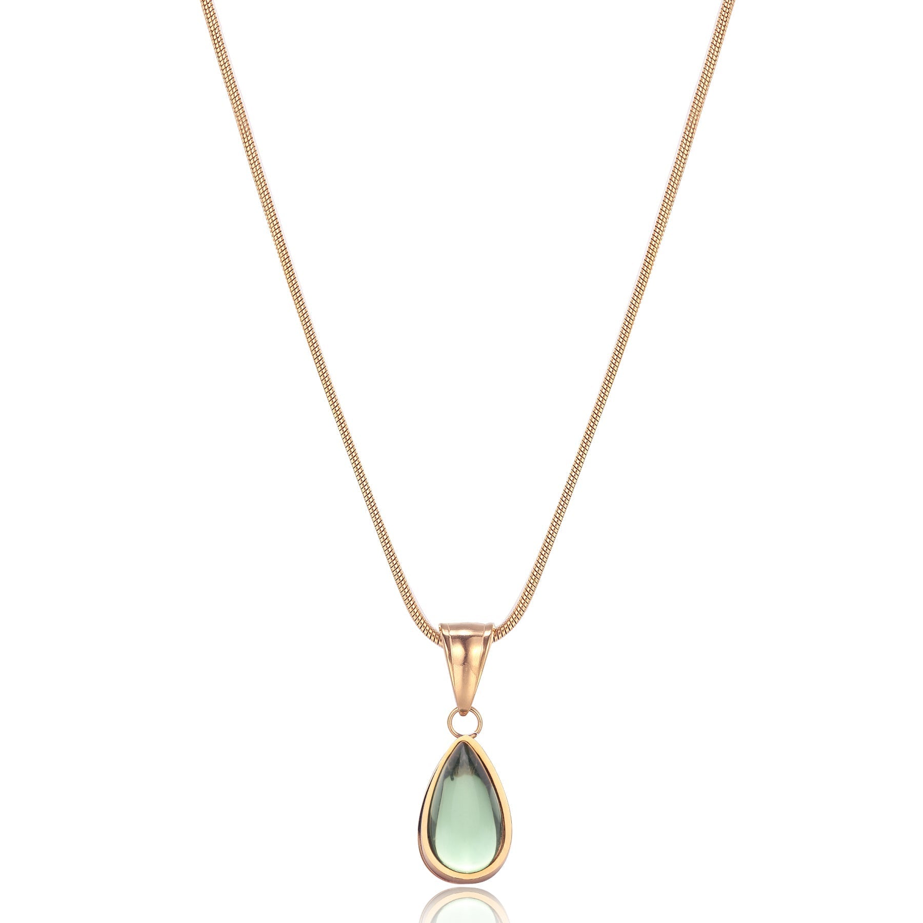 WW | Olive Halskette Natürliche Finesse Goldfarbig Metall