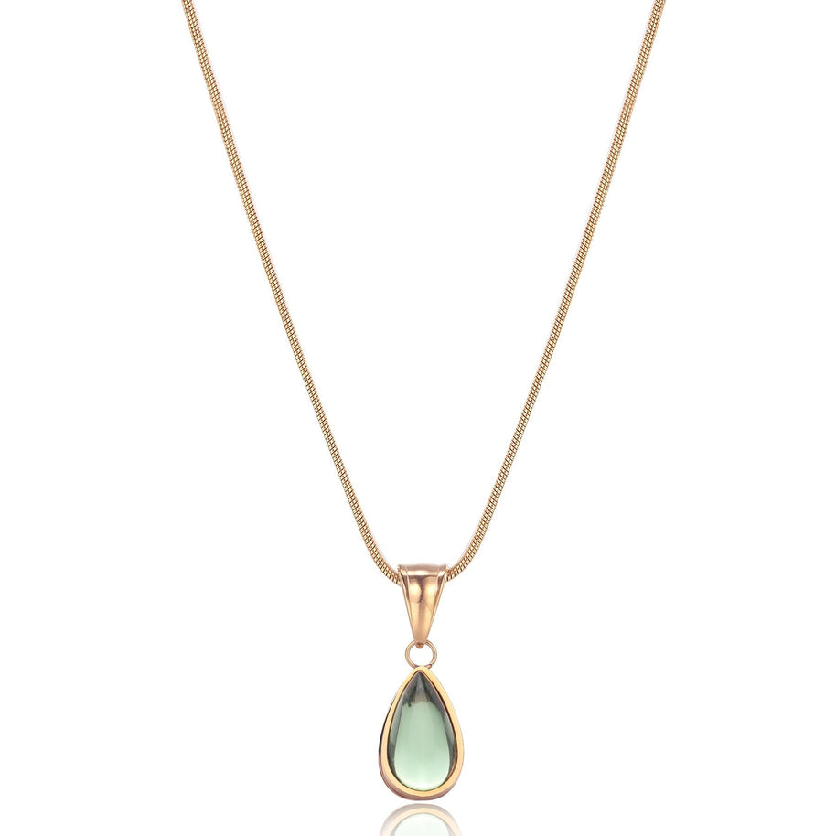 WW | Olive Halskette Natürliche Finesse Goldfarbig Metall