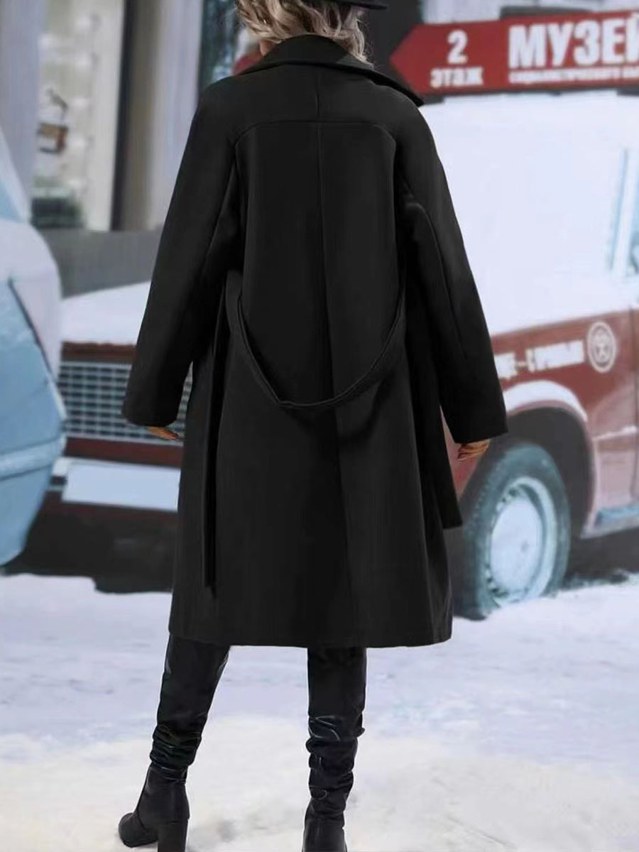 WW | Klassischer Damen Trenchcoat Mit Doppelknopfverschluss