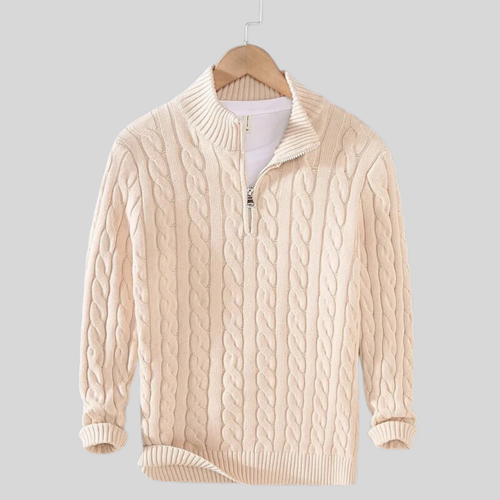 WW | Bequemer Baumwollpullover mit weichem Griff