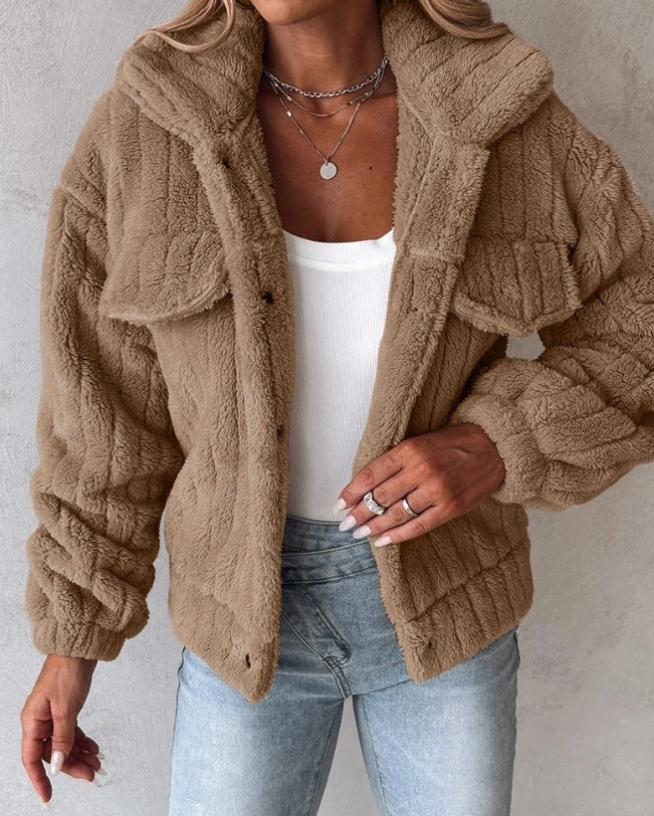 WW | Kuschelige Teddyjacke Für Damen