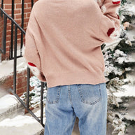 WW | Casual Pullover Mit Weihnachtsdruck Damen