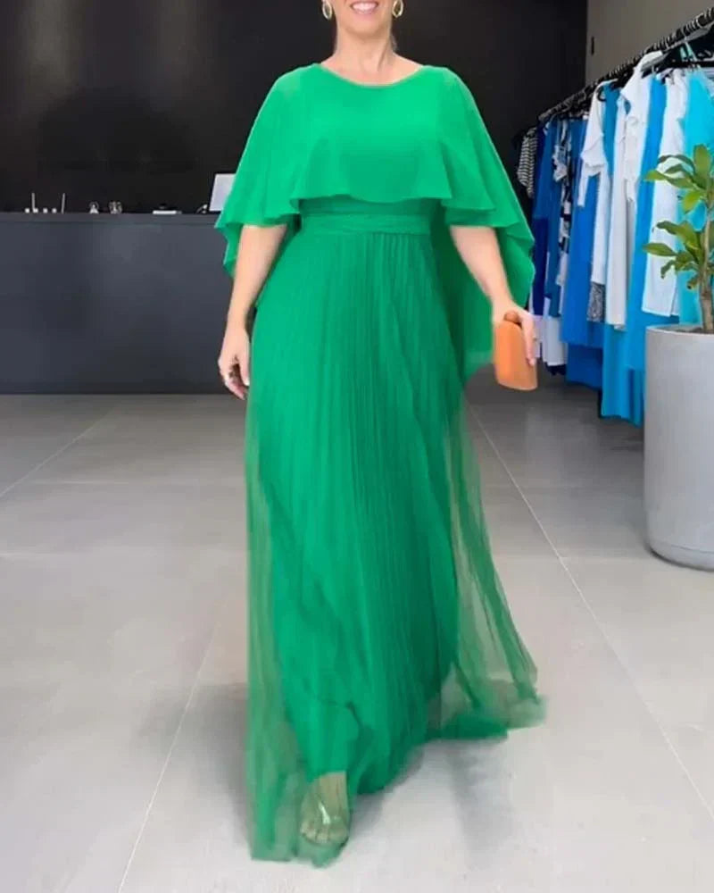WW | Maxikleid Elegant mit Rundhalsausschnitt