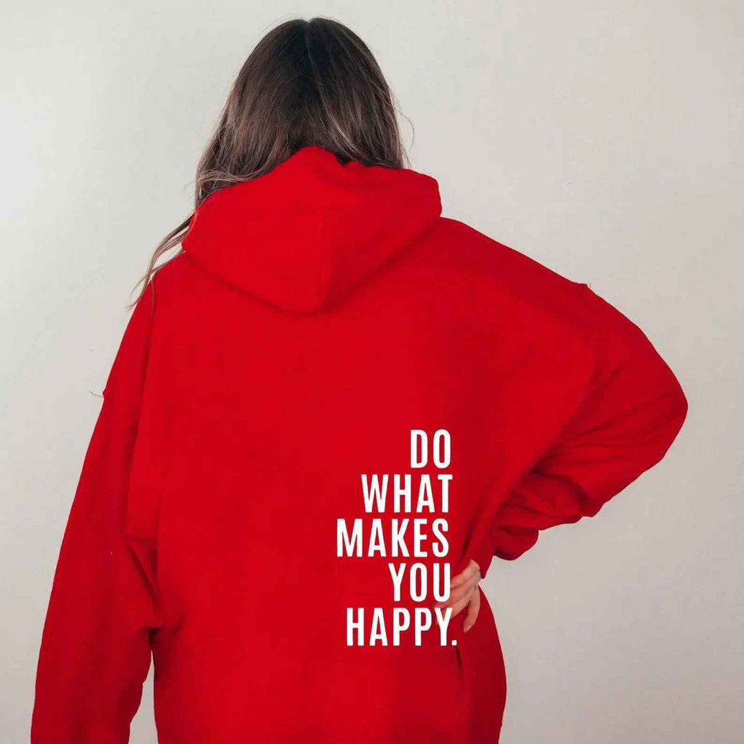 W&W Mode - Damen Hoodie - Lässiger Streetstyle mit Schriftzug