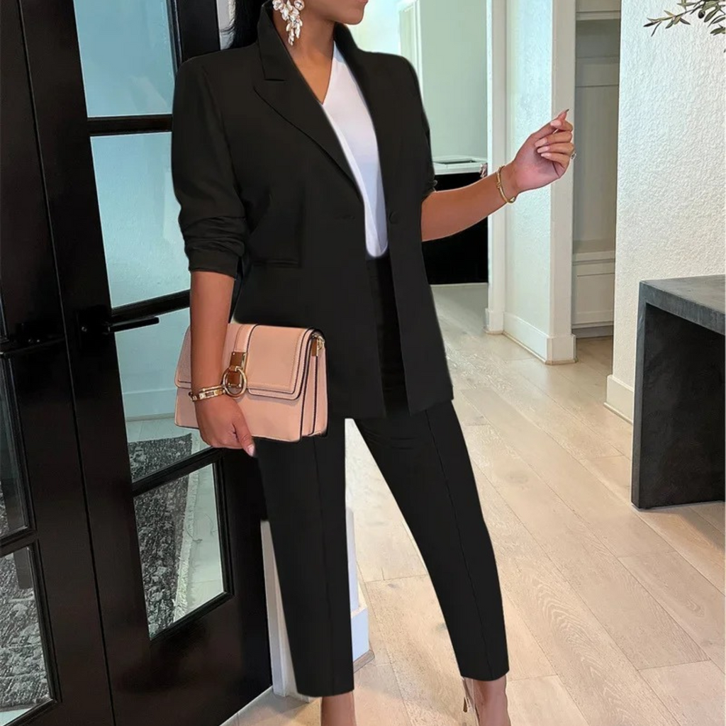 WW | Blazer Und Hosen Satz Für Damen