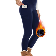 WW | Wunderschöne Enganliegende Fleece Wollleggings