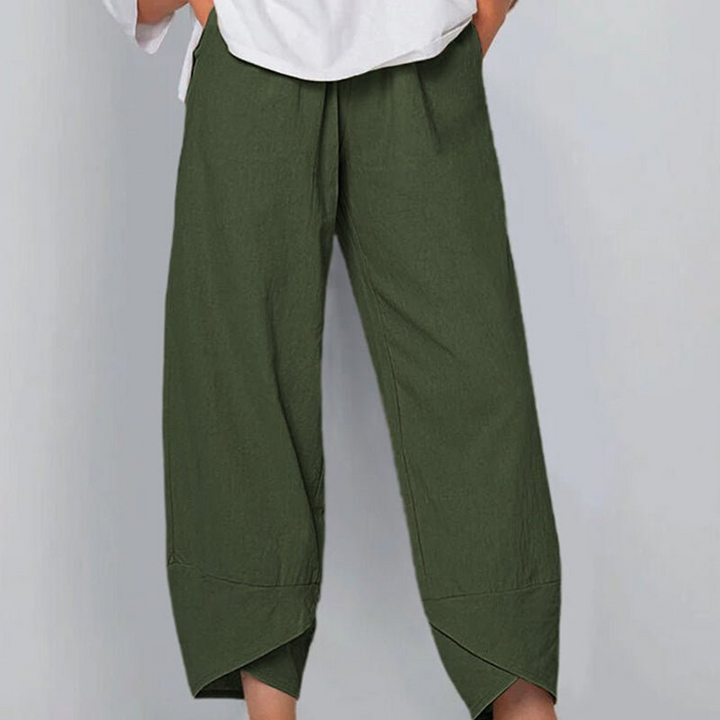 W&W Mode | Damenhose Leichte Baumwoll Und Leinen Damen Sommer Komfort