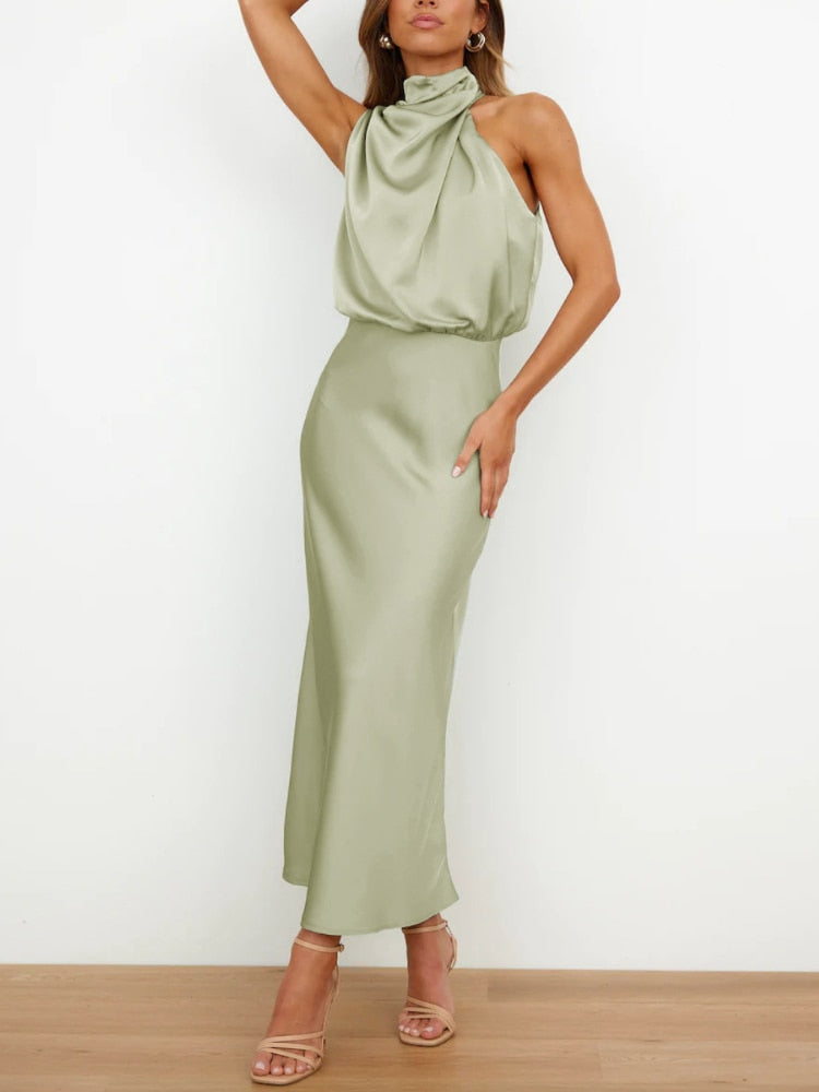 W&W Mode | Seidenkleid mit Fleckendesign für Damen
