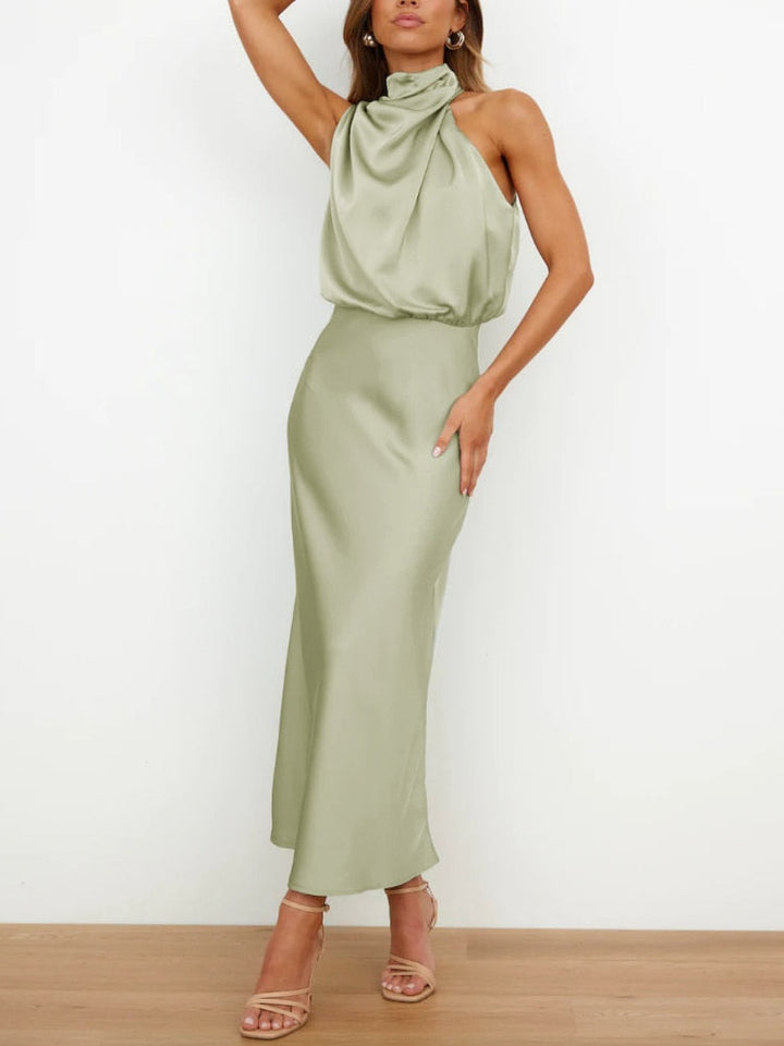 W&W Mode | Seidenkleid mit Fleckendesign für Damen