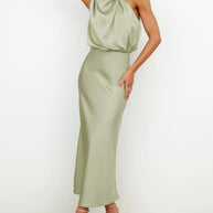 WW | Seidenkleid mit Fleckendesign für Damen