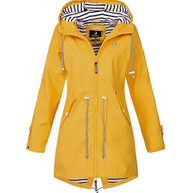 Wasserdichte Jacke mit Kapuze