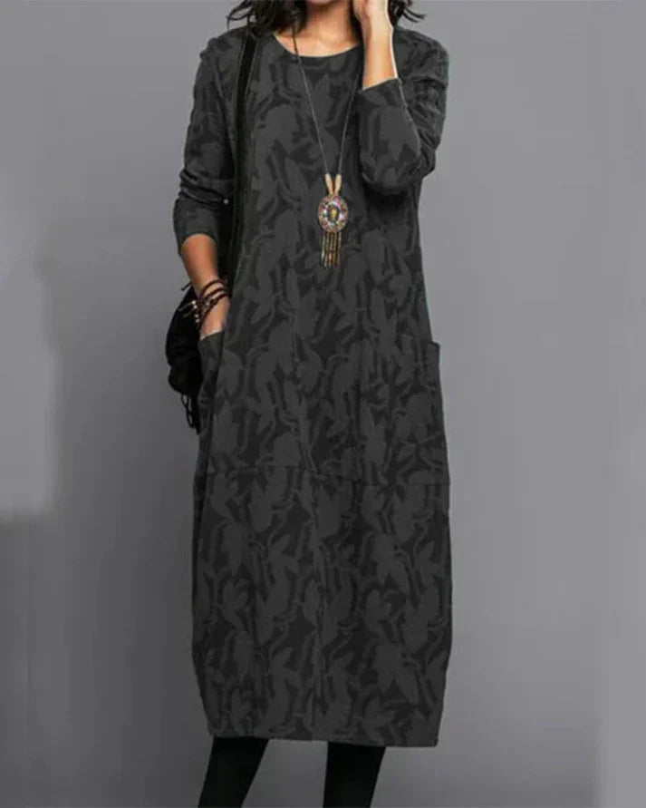 WW | Lavin Elegantes Langes Kleid mit Tasche