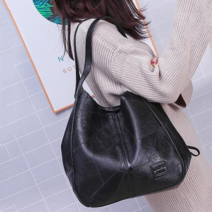 Retro-Ledertasche für Damen