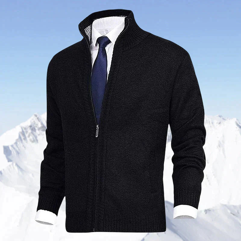 WW | Elegantes Herrenjackett mit Reißverschluss und Taschen