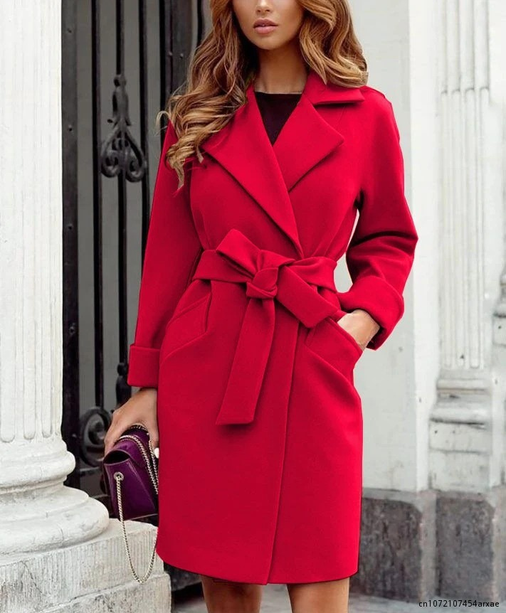 W&W Mode | Stylischer Trenchcoat mit Gürtel