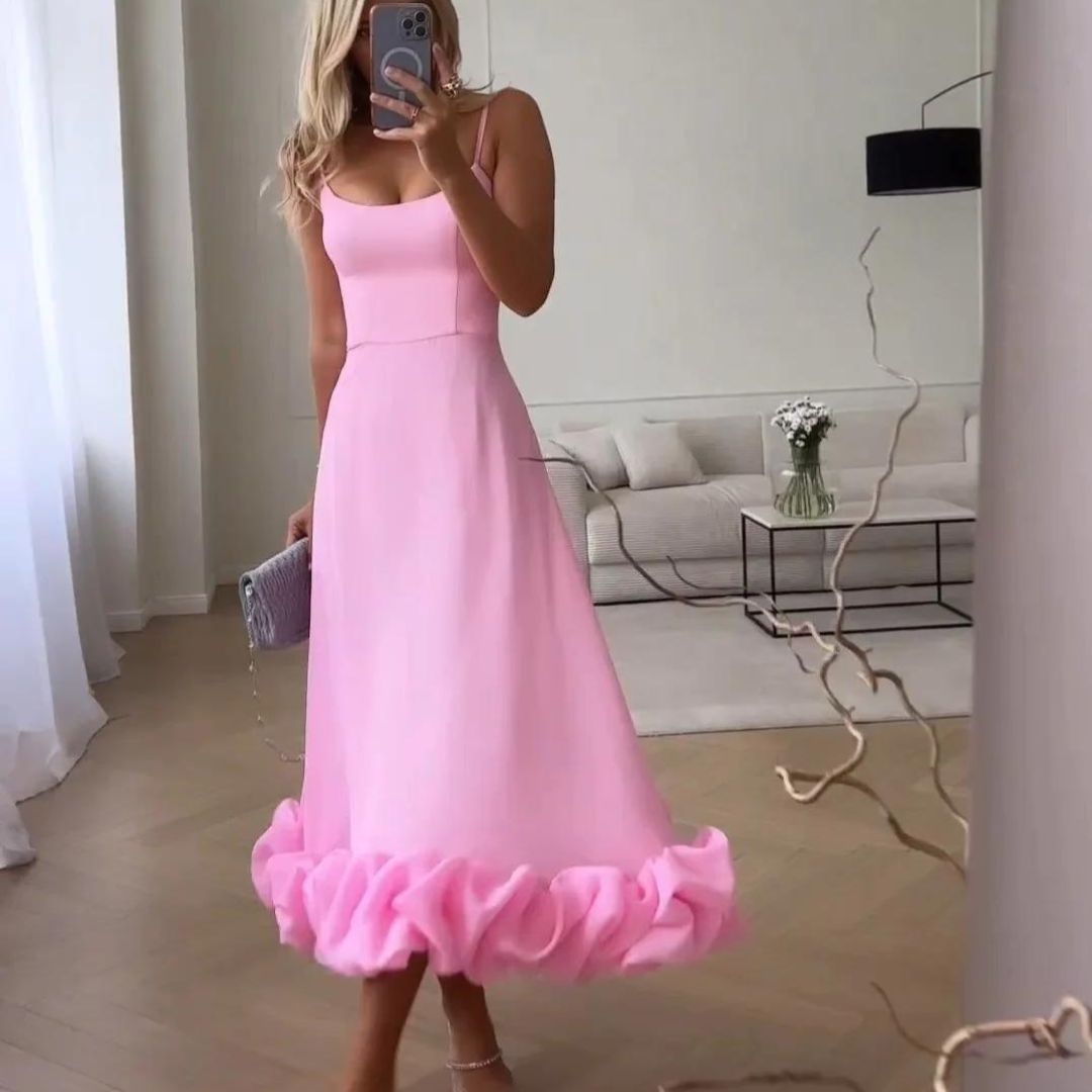 WW | Charmantes Midi-Dress mit Rüschen