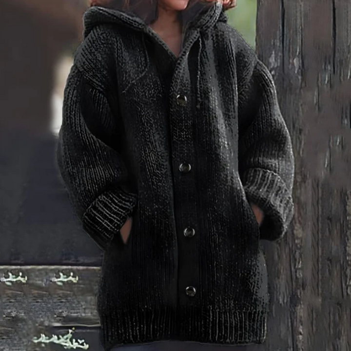 W&W Mode | Lange Jacke mit Kapuze
