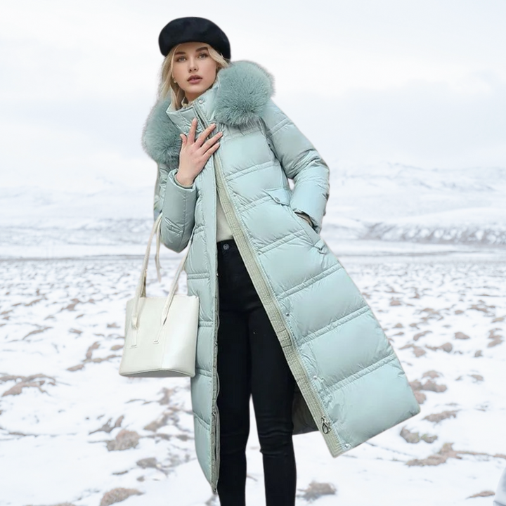 W&W Mode | Luxuriöser Kunstpelz-Wintermantel für Damen