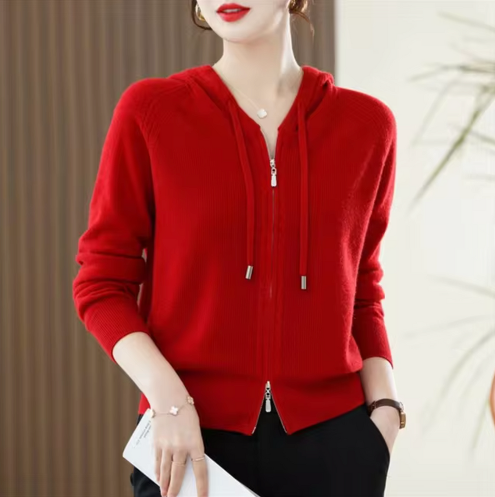 WW | Strick Cashmere Hoodie