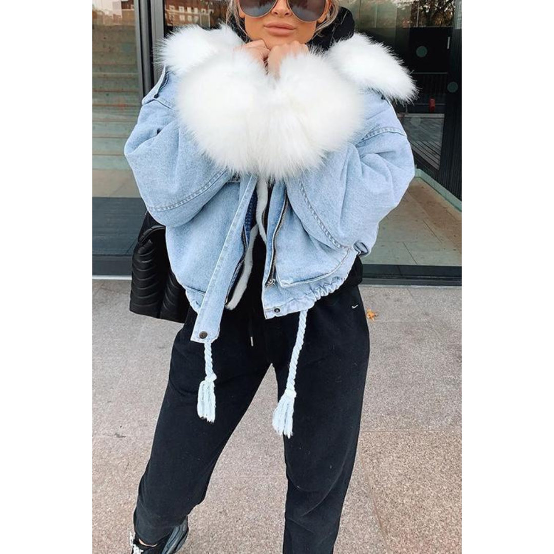 WW | Winterjacke aus Jeans für Frauen