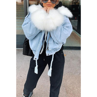 WW | Winterjacke aus Jeans für Frauen