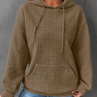 WW | Damen Pullover Hoodie mit Kordelzugkapuze