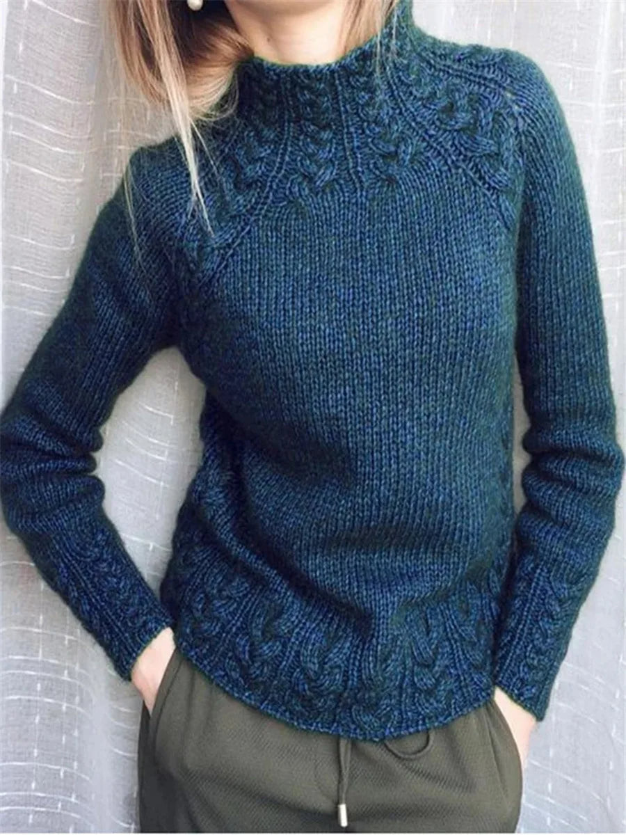Damen Pullover mit lockerer Passform aus weichem, atmungsaktivem Material