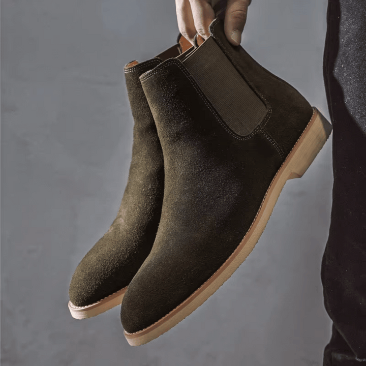 W&W Mode | Chelsea-Stiefel aus Wildleder