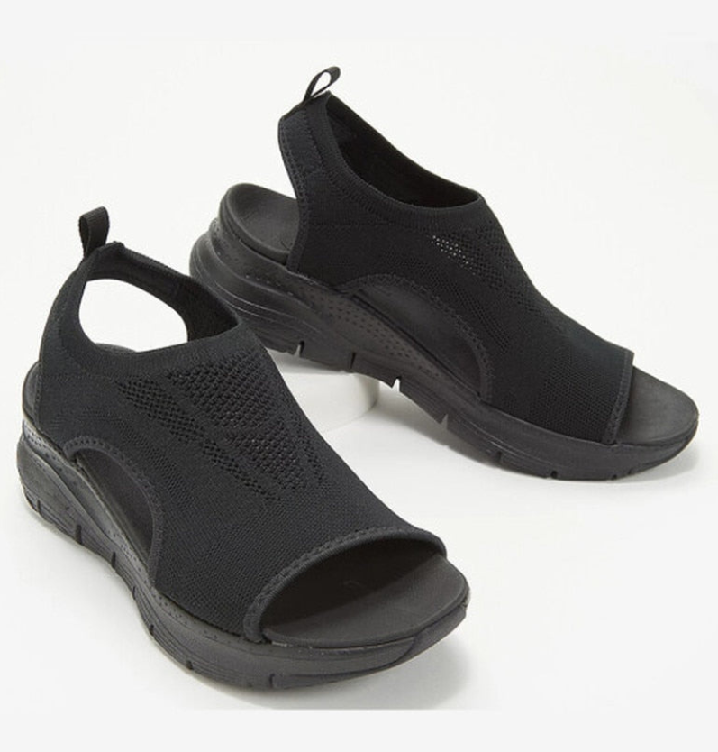 W&W Mode | I Orthopädische Damen Sandalen Robuste Und Bequeme Sohle