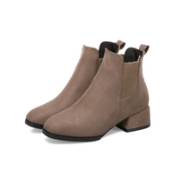 WW | Elegante Einstieg Ankleboots mit Blockabsatz Damen Ankleboots