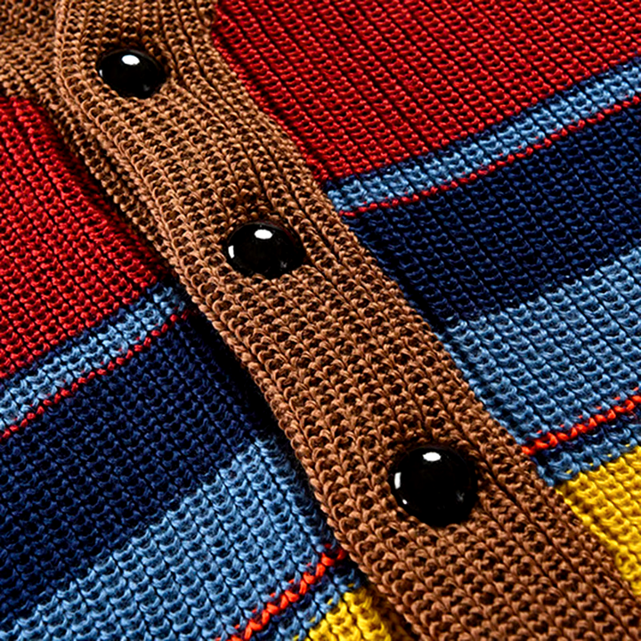 W&W Mode | Strickjacke mit Knopfleiste für Männer