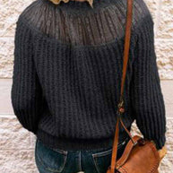 Entspannter und modischer Winterpullover