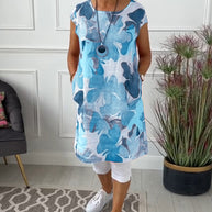 WW | Lässiges Longtop mit Farbenfrohem Blumenprint