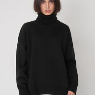 WW | Lieblicher Winter Hoher Kragen Pullover