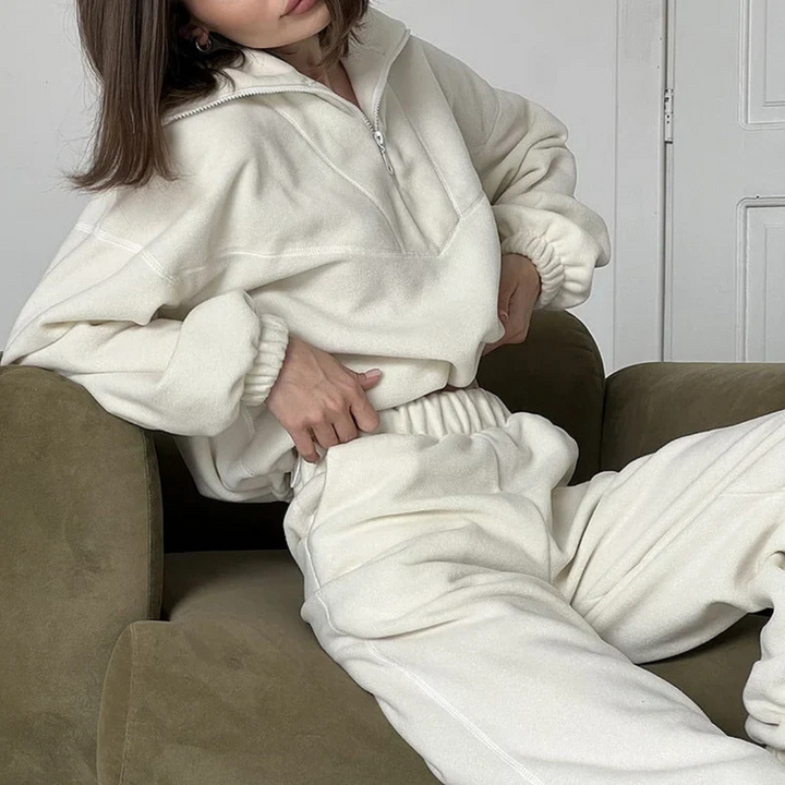 W&W Mode | Pullover mit Kragen für Frauen Warm