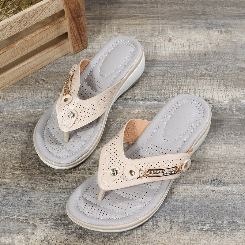 W&W Mode | Weich Gepolsterte Orthopädische Sandalen