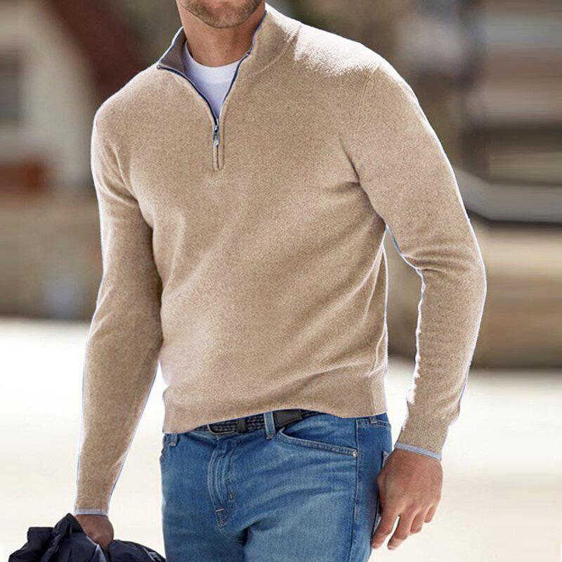 W&W Mode | Premium-Pullover mit Reißverschluss