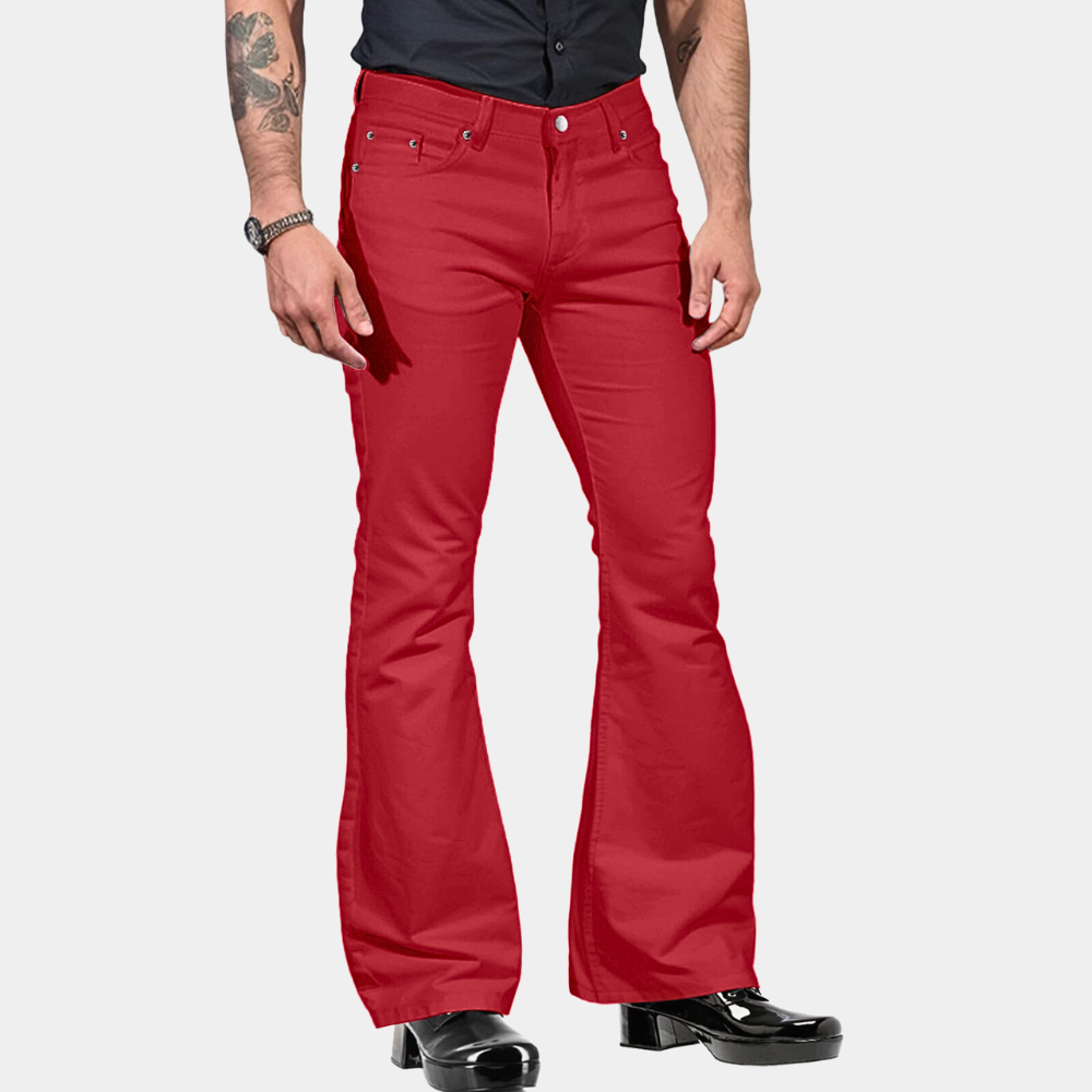 W&W Mode | Weit Geschnittene Hose Für Herren Weiß