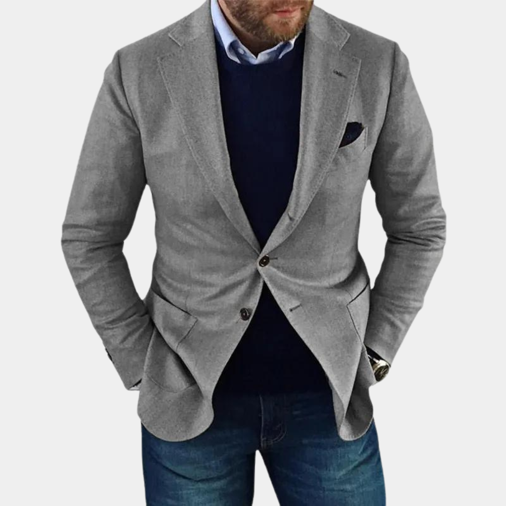 WW | Herren Blazer Stilvoller Lässig Knopf Sakko Für Männer