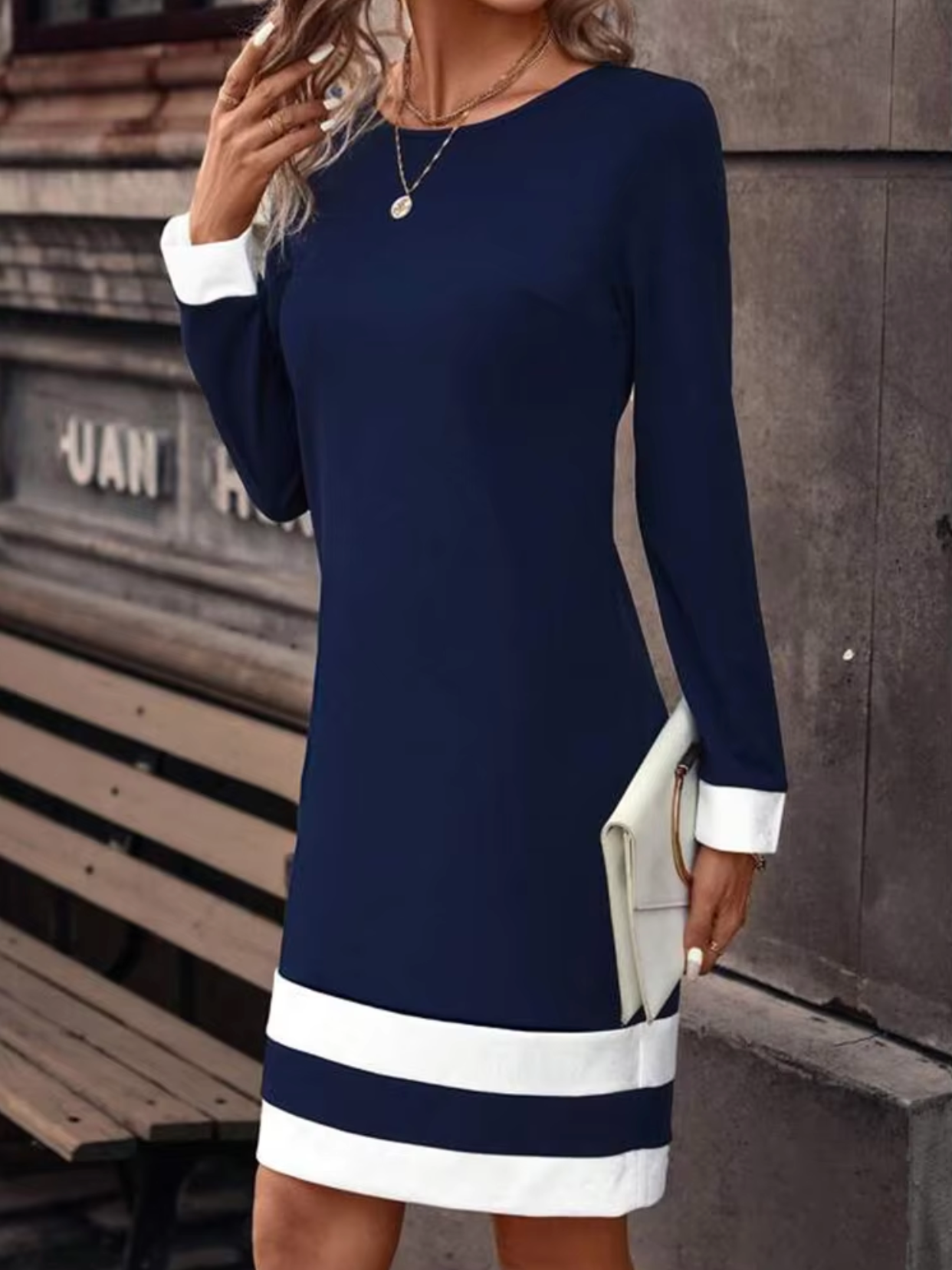 WW | Stylisches Langarmkleid