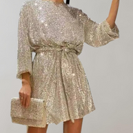 WW -  Glitzerndes Paillettenkleid für Damen