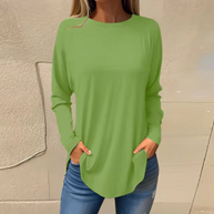 WW - Rundhals-Pullover aus Baumwolle