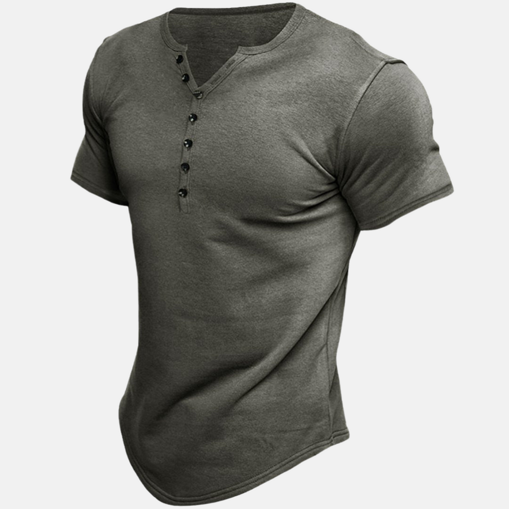 WW | Premium Henley Shirt Mit Kurzarm