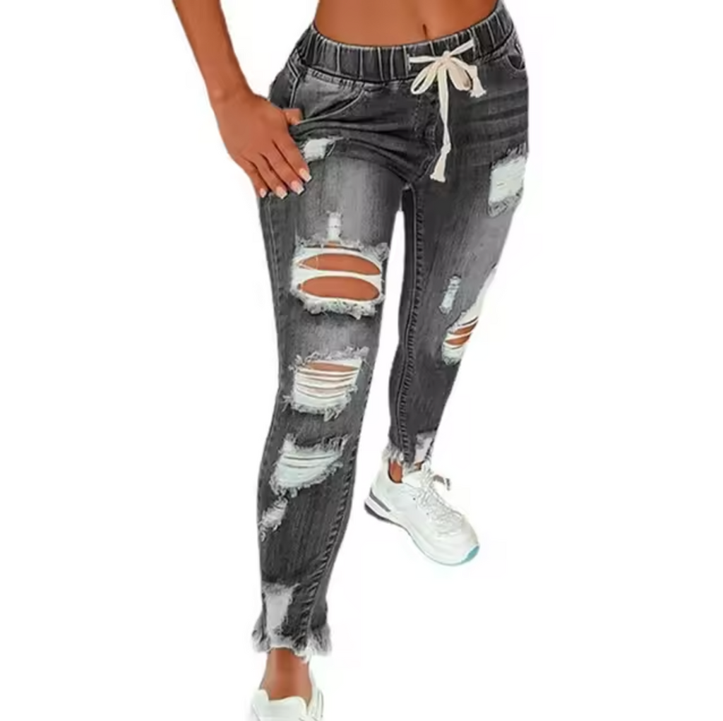 WW | Kaputte Baumwoll-Denim-Jeans
