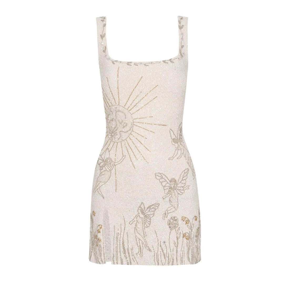 Damen-Abendkleid mit funkelnden Details