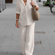 WW | Relaxed Leinenhose Mit Luftigem Sitz Für Damen