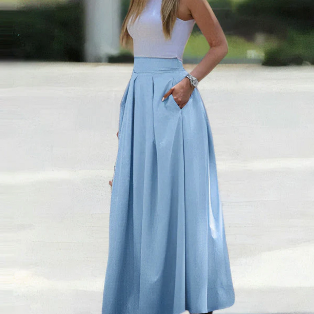 WW | Elegante, Plissierte und Lockere Rock