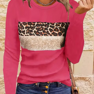 WW | Langarm-T-Shirt mit Leopardenmuster