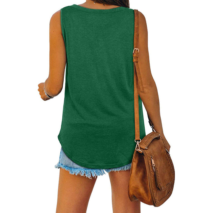 W&W Mode Mckayla Jersey V-Ausschnitt Tank-Top